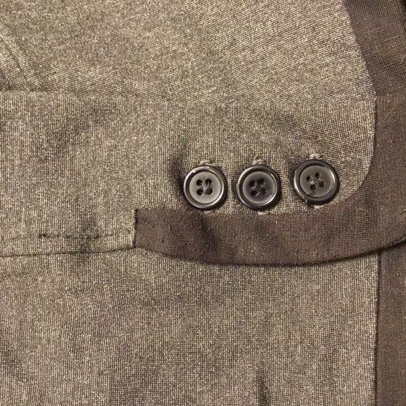 🧥 RW&CO Grey/Black Short Fitted Blazer Size M - Picture 7 of 11